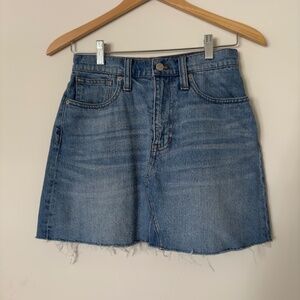 Madewell Denim Mini Skirt